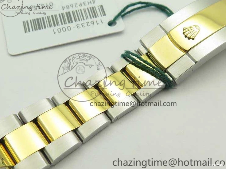 Oyster Fluted V2 Datejust 116234 Bracelet On 1:1 Best DJF 36mm Edition Black YG SS SA3135 Dial Com 0101